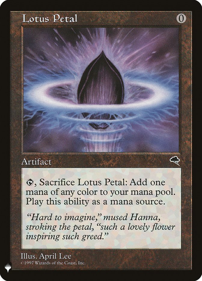Magic the Gathering Card - Lotus Petal - MTG Circle