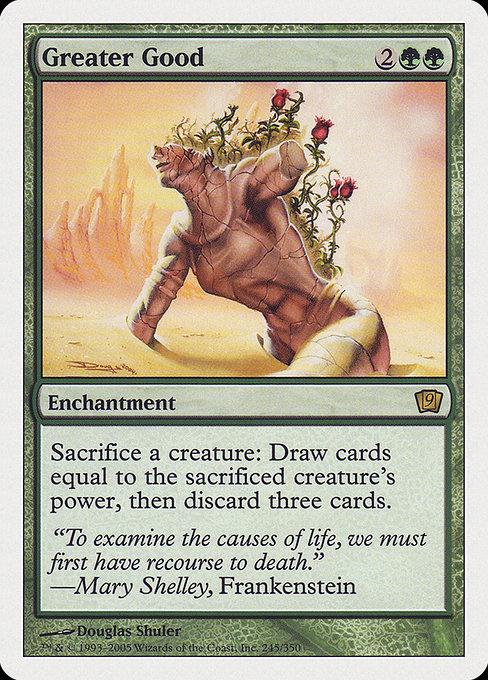 Magic the Gathering Card - Greater Good - MTG Circle