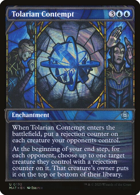 Magic the Gathering Card - Tolarian Contempt - MTG Circle