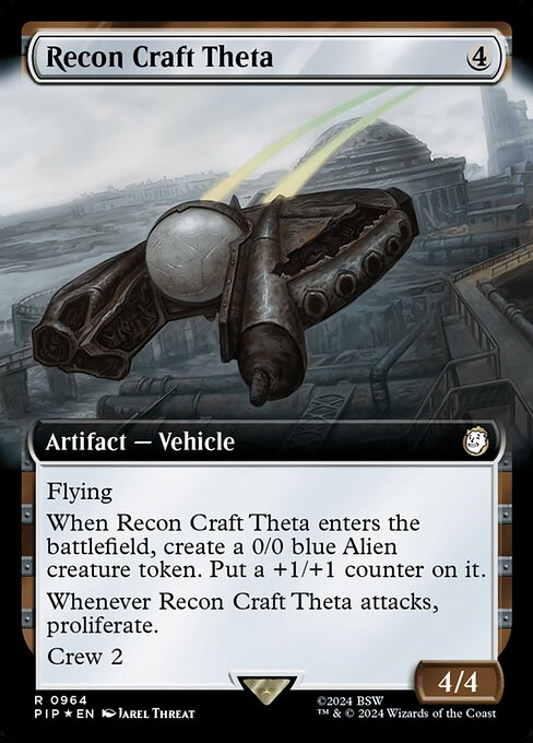 Magic the Gathering Card - Recon Craft Theta - MTG Circle