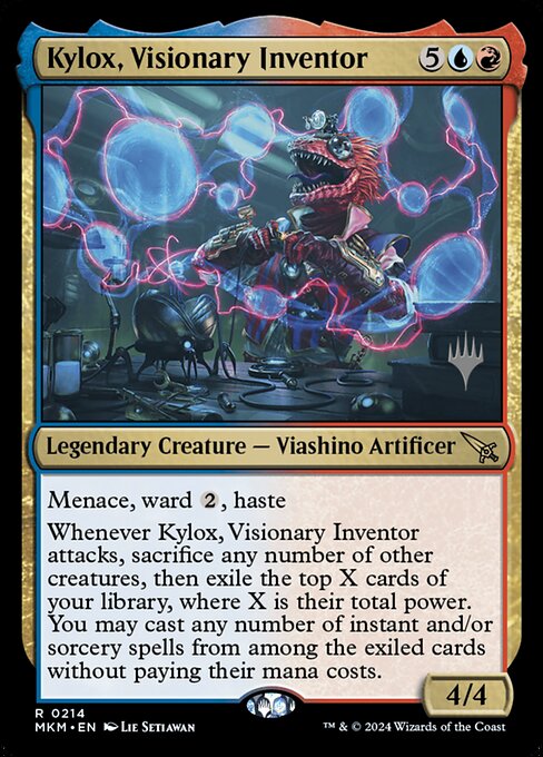 Magic the Gathering Card - Kylox, Visionary Inventor - MTG Circle