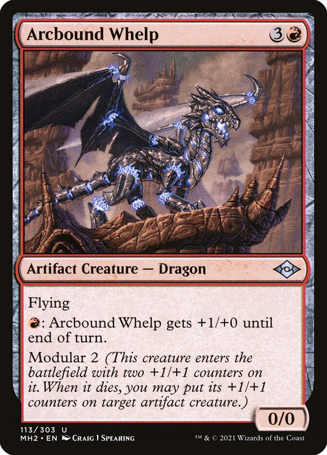 Magic the Gathering Card - Arcbound Whelp - MTG Circle