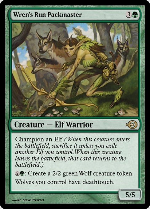 Magic the Gathering Card - Wren's Run Packmaster - MTG Circle