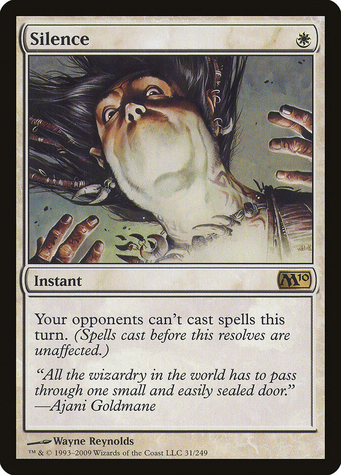 Magic the Gathering Card - Silence - MTG Circle