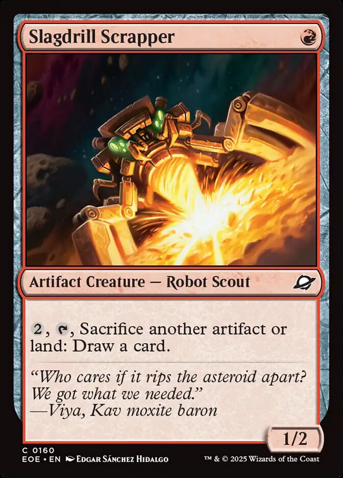 Magic the Gathering Card - Slagdrill Scrapper - MTG Circle
