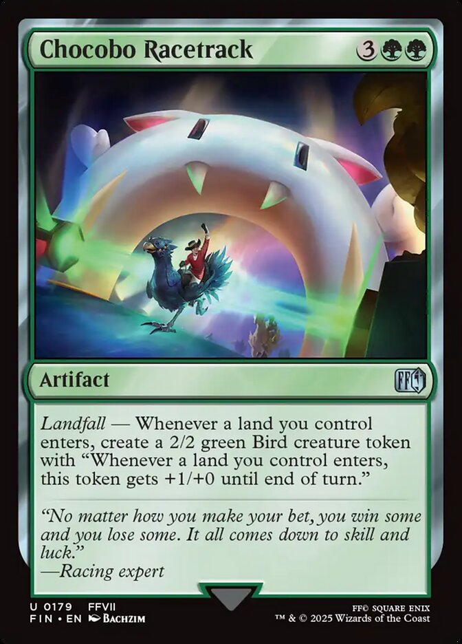 Magic the Gathering Card - Chocobo Racetrack - MTG Circle