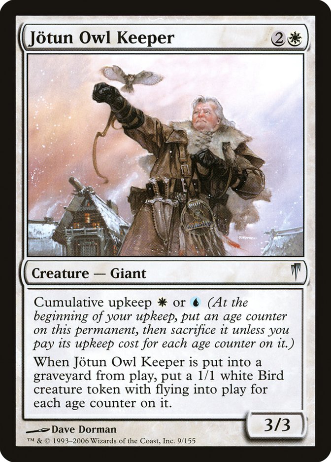 Magic the Gathering Card - Jötun Owl Keeper - MTG Circle