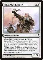 Magic the Gathering Card - Jötun Owl Keeper - MTG Circle
