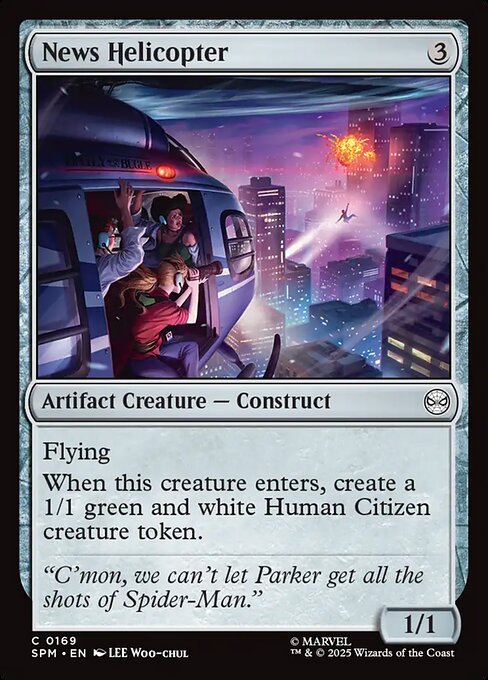 Magic the Gathering Card - News Helicopter - MTG Circle