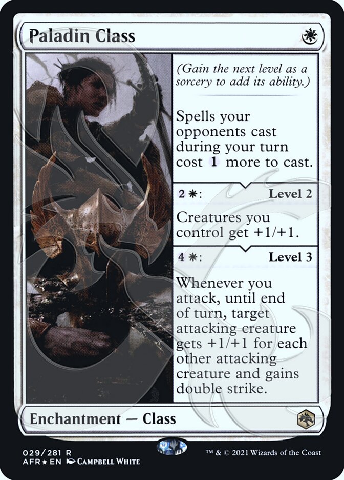 Magic the Gathering Card - Paladin Class - MTG Circle