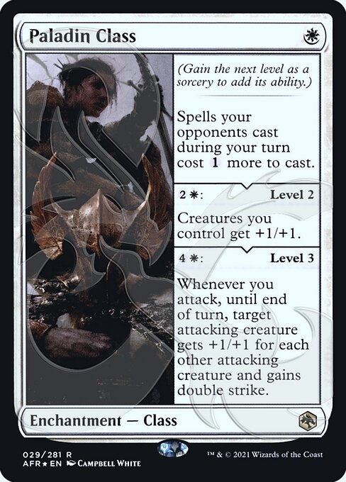Magic the Gathering Card - Paladin Class - MTG Circle