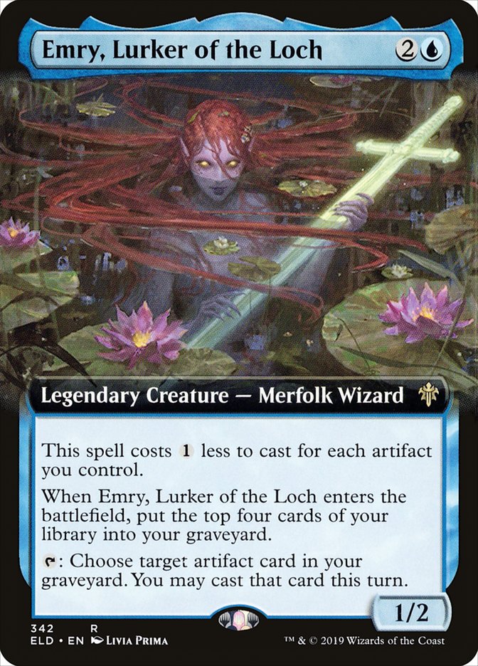 Magic the Gathering Card - Emry, Lurker of the Loch - MTG Circle