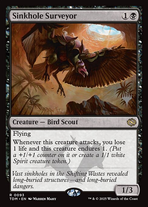 Magic the Gathering Card - Sinkhole Surveyor - MTG Circle