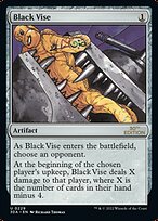 Magic the Gathering Card - Black Vise - MTG Circle