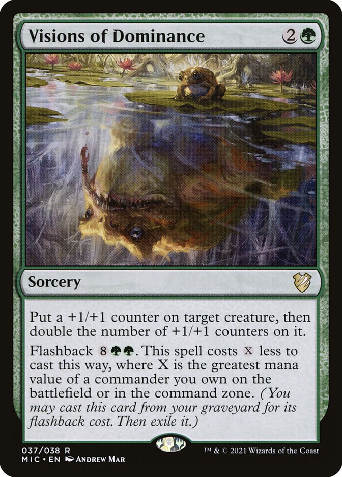 Magic the Gathering Card - Visions of Dominance - MTG Circle