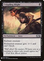 Magic the Gathering Card - Crippling Blight - MTG Circle