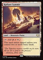 Magic the Gathering Card - Radiant Summit - MTG Circle