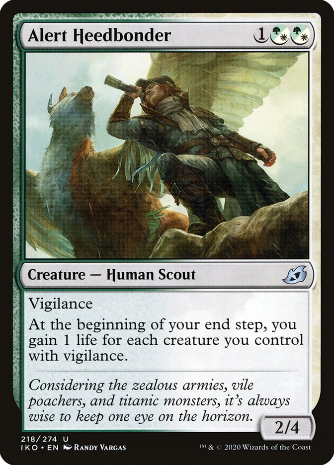 Magic the Gathering Card - Alert Heedbonder - MTG Circle