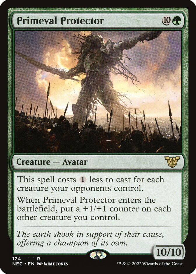 Magic the Gathering Card - Primeval Protector - MTG Circle