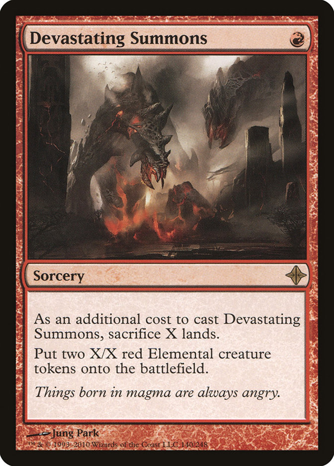 Magic the Gathering Card - Devastating Summons - MTG Circle