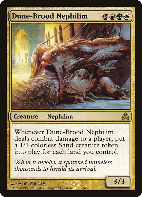 Magic the Gathering Card - Dune-Brood Nephilim - MTG Circle