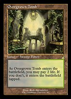 Magic the Gathering Card - Overgrown Tomb - MTG Circle