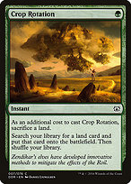 Magic the Gathering Card - Crop Rotation - MTG Circle