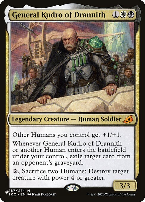 Magic the Gathering Card - General Kudro of Drannith - MTG Circle