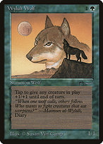 Magic the Gathering Card - Wyluli Wolf - MTG Circle
