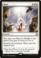 Magic the Gathering Card - Rout - MTG Circle