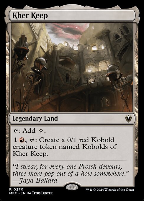 Magic the Gathering Card - Kher Keep - MTG Circle