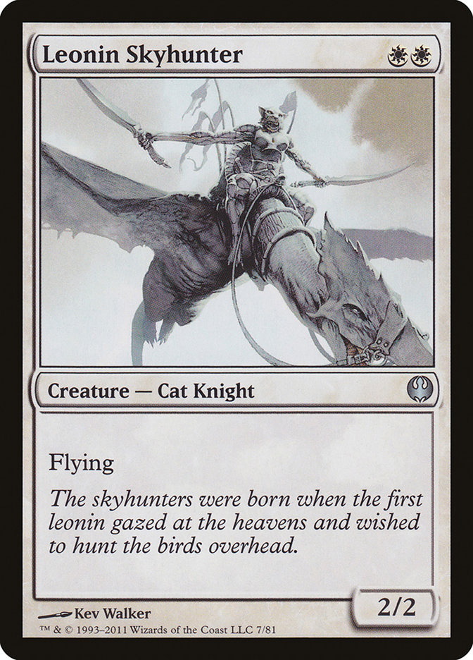 Magic the Gathering Card - Leonin Skyhunter - MTG Circle