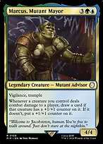 Magic the Gathering Card - Marcus, Mutant Mayor - MTG Circle