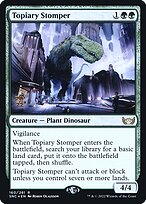 Magic the Gathering Card - Topiary Stomper - MTG Circle