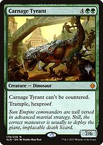 Magic the Gathering Card - Carnage Tyrant - MTG Circle