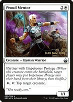 Magic the Gathering Card - Proud Mentor - MTG Circle