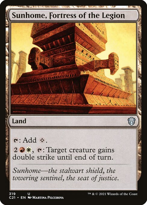 Magic the Gathering Card - Sunhome, Fortress of the Legion - MTG Circle