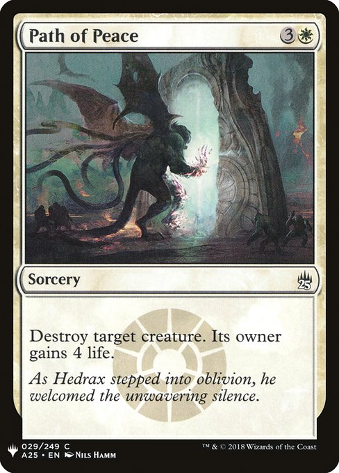Magic the Gathering Card - Path of Peace - MTG Circle