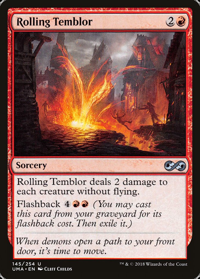 Magic the Gathering Card - Rolling Temblor - MTG Circle