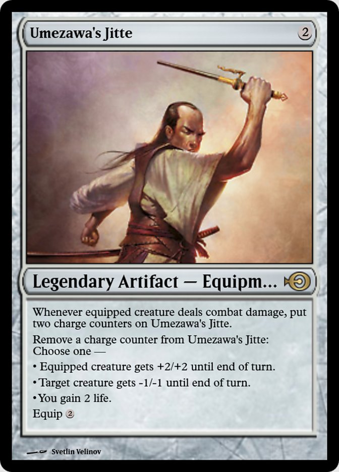 Magic the Gathering Card - Umezawa's Jitte - MTG Circle