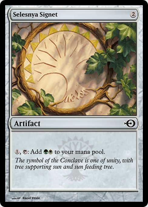 Magic the Gathering Card - Selesnya Signet - MTG Circle