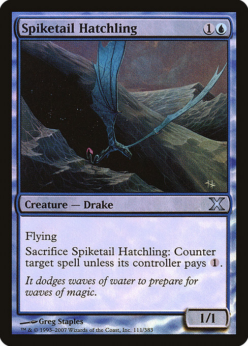 Magic the Gathering Card - Spiketail Hatchling - MTG Circle