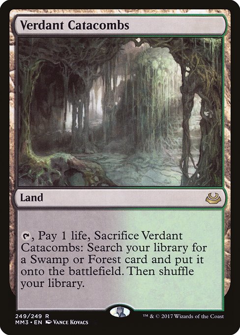 Magic the Gathering Card - Verdant Catacombs - MTG Circle