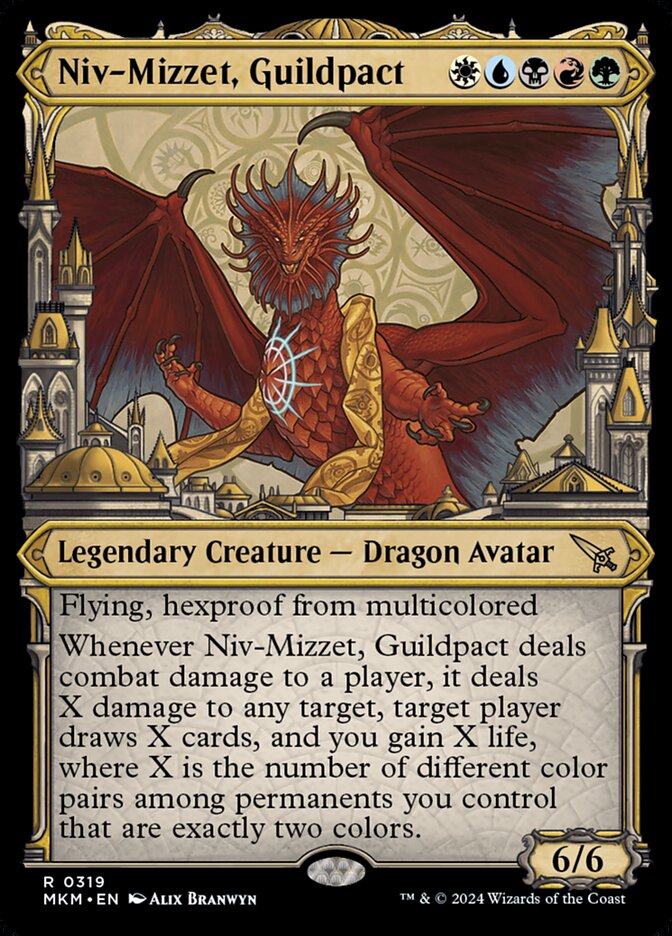 Magic the Gathering Card - Niv-Mizzet, Guildpact - MTG Circle