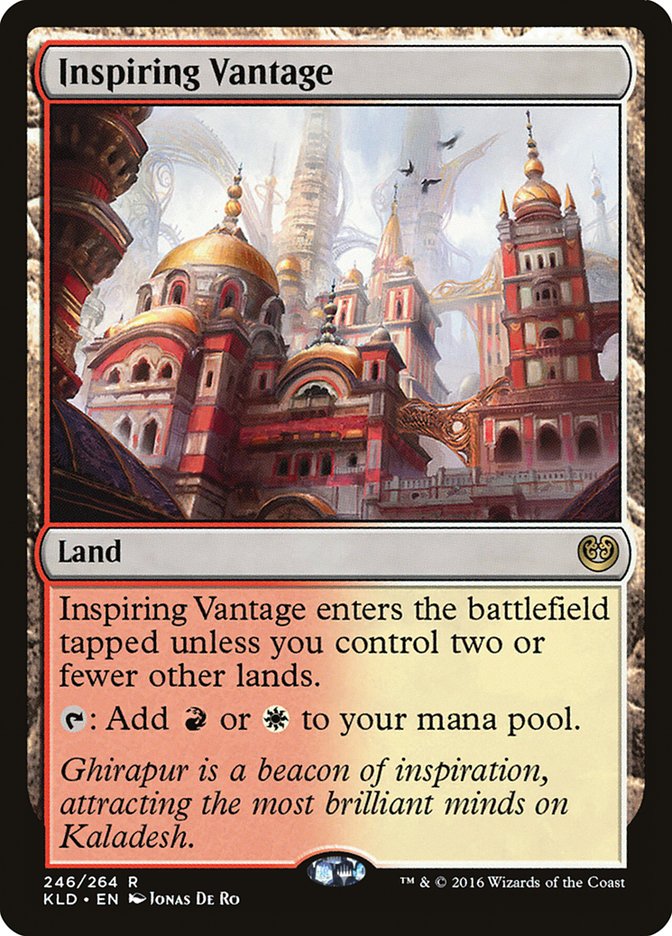 Magic the Gathering Card - Inspiring Vantage - MTG Circle