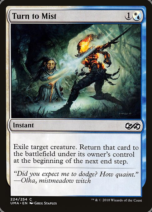 Magic the Gathering Card - Turn to Mist - MTG Circle