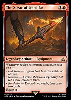 Magic the Gathering Card - The Spear of Leonidas - MTG Circle