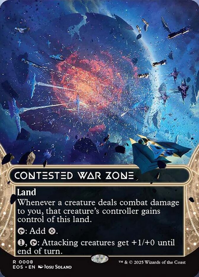 Magic the Gathering Card - Contested War Zone - MTG Circle