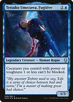 Magic the Gathering Card - Tetsuko Umezawa, Fugitive - MTG Circle