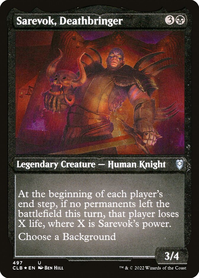 Magic the Gathering Card - Sarevok, Deathbringer - MTG Circle